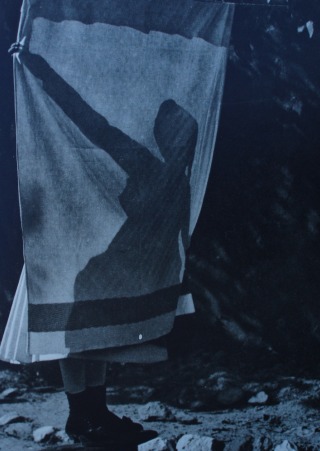 girl with washing line