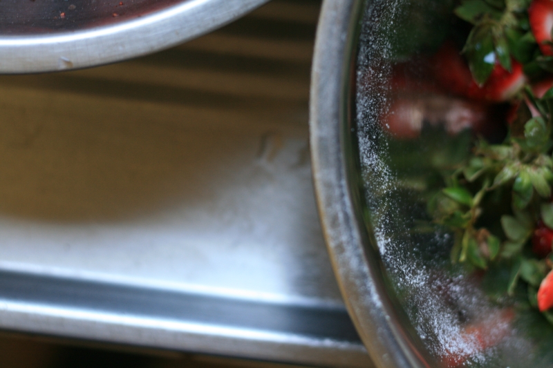 strawberries for jam